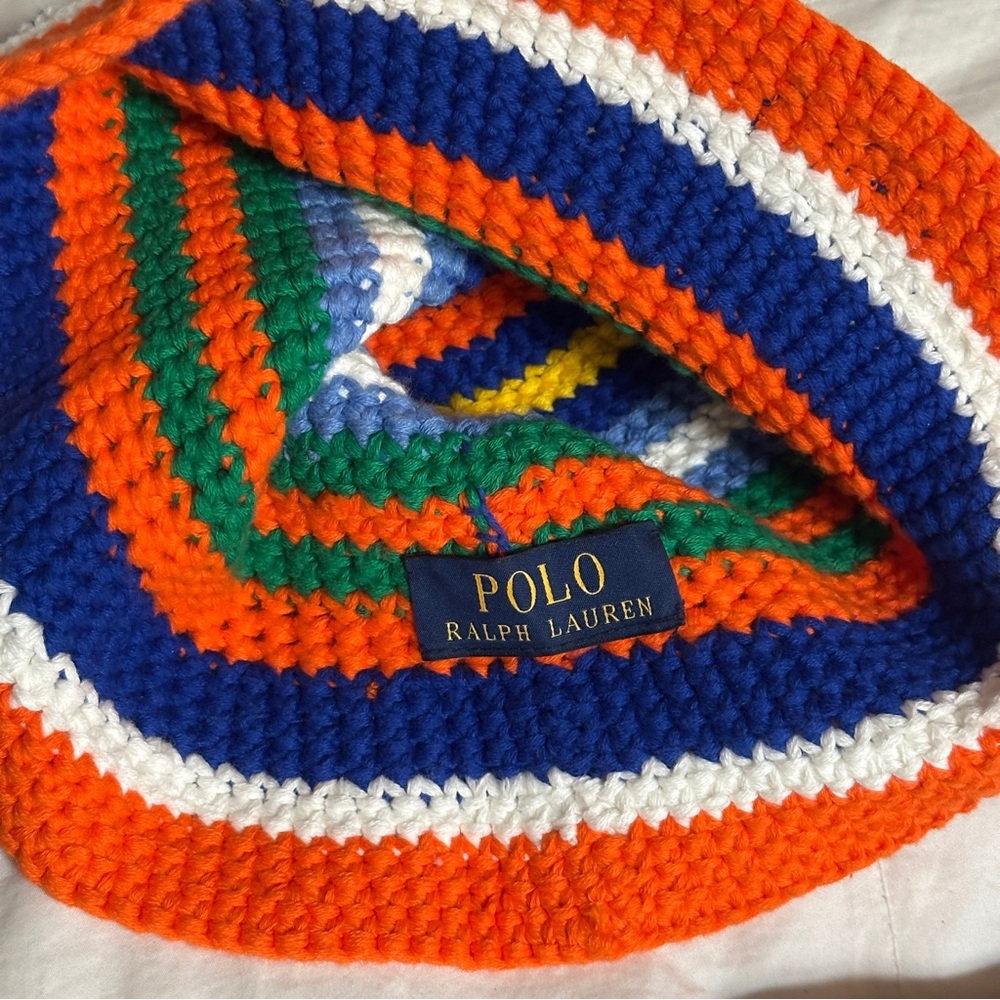 RALPH LAUREN Colorful Striped Bucket Hat - Picture 4 of 4